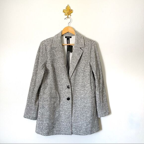Torrid Textured Boyfriend Knit Trench Blazer size 0 or Large NWT - Picture 1 of 7